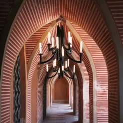 Kartell Khan kroonluchter, Ø 77 cm zwart