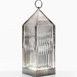 Kartell Lantern LED tafellamp, rookgrijs IP54