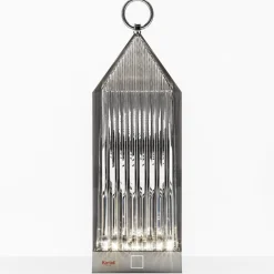 Kartell Lantern LED tafellamp, rookgrijs IP54