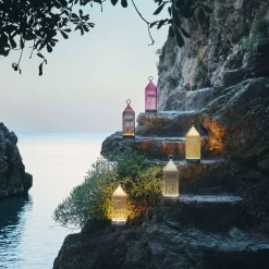 Kartell Lantern LED tafellamp, rookgrijs IP54