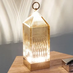 Kartell Lantern LED tafellamp, amber IP54