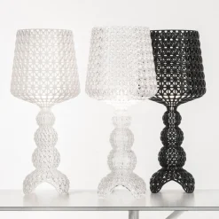 Kartell LED tafellamp Mini Kabuki, helder, hoogte 70 cm