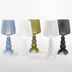 Kartell LED tafellamp Mini Kabuki, helder, hoogte 70 cm