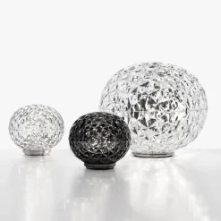 Kartell Mini Planet LED tafellamp, transparant