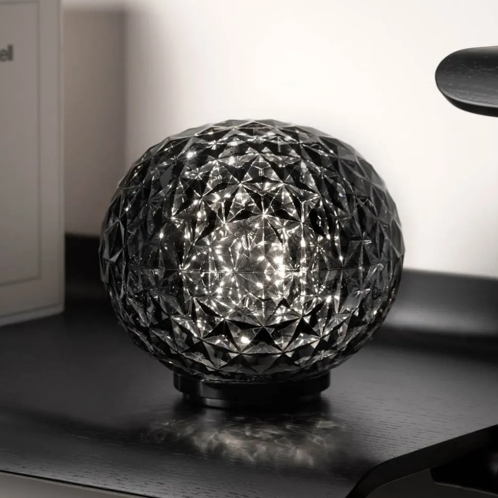 Kartell Mini Planet LED tafellamp, rookgrijs