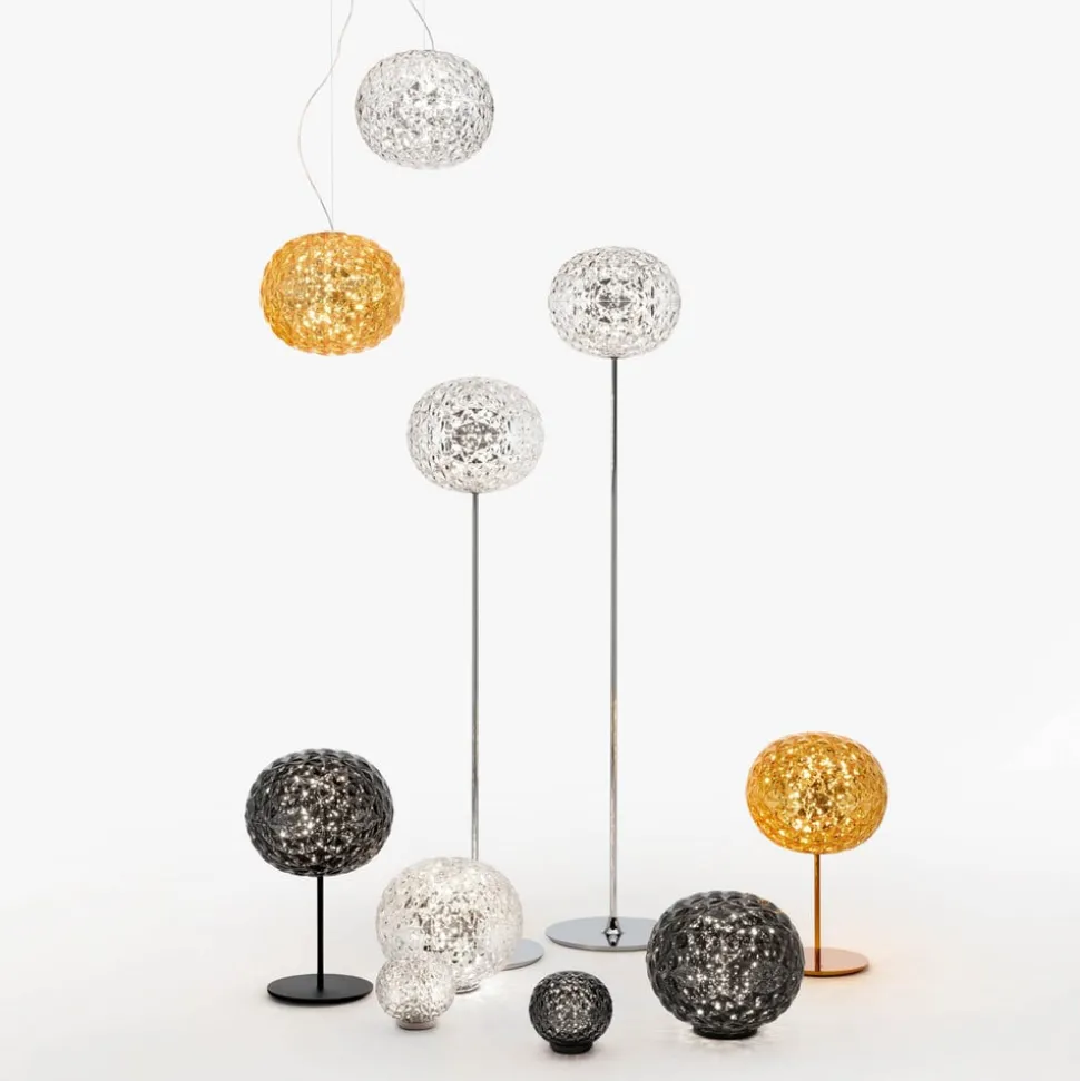 Kartell Mini Planet LED tafellamp, rookgrijs