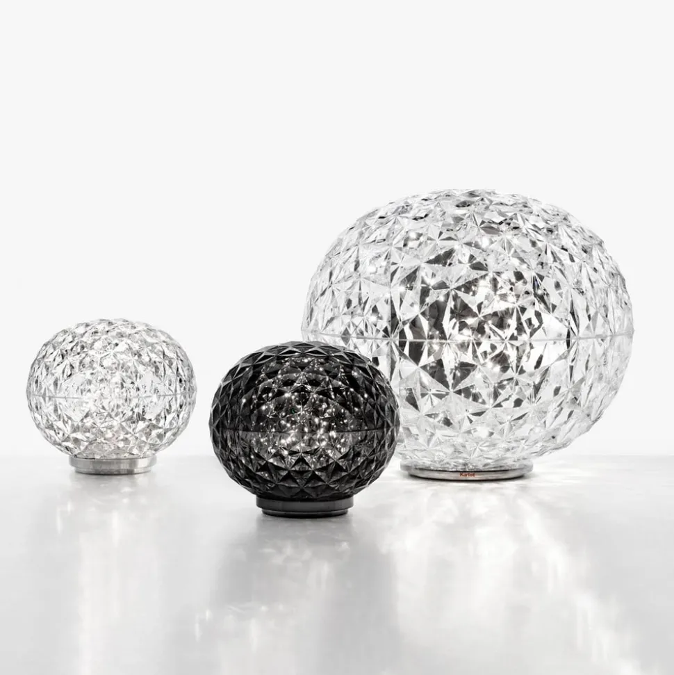 Kartell Mini Planet LED tafellamp, rookgrijs