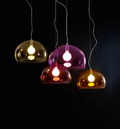 Kartell Small FL/Y LED hanglamp oranje