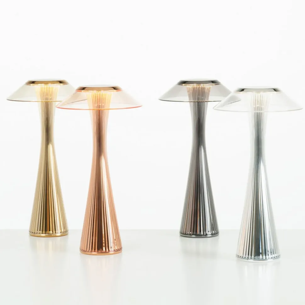 Kartell Space - LED design-tafellamp, goud