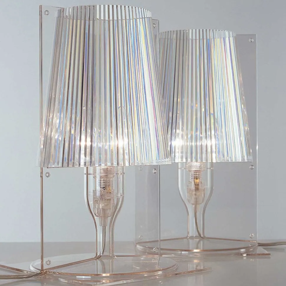 Kartell Take designer tafellamp, transparant