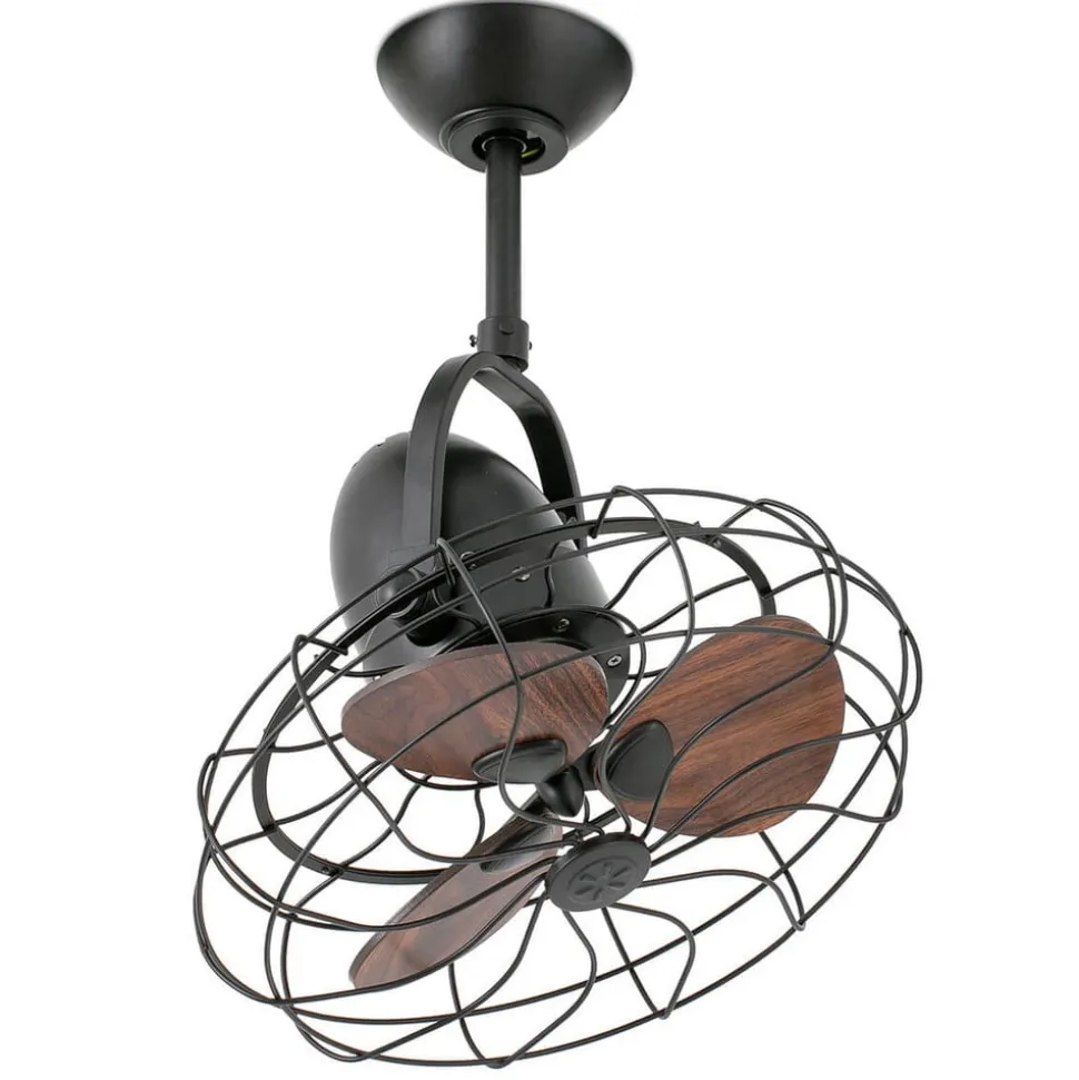 Keiki ventilator, wand en Deck, AC, donkerbruin