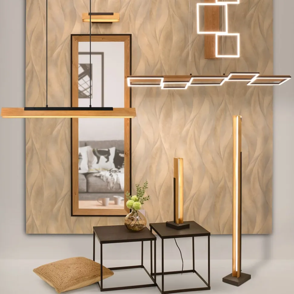 Kerala LED vloerlamp met touchdimmer