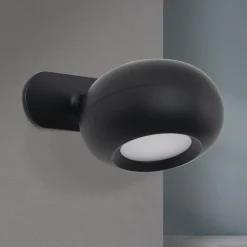 Kerby LED tafellamp, oplaadbaar, zwart, hoogte 40 cm, aluminium