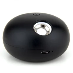 Kerby LED tafellamp, oplaadbaar, zwart, hoogte 40 cm, aluminium