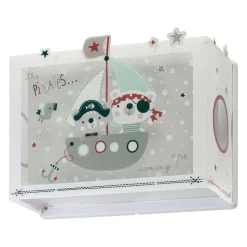 Kinder wandlamp The Pirates met stekker