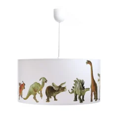 Kinderkamer hanglamp Dino met fotomotief
