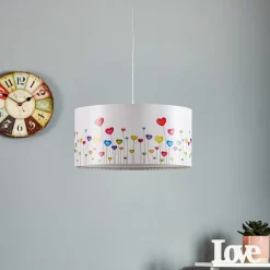 Kinderkamer hanglamp Hearts