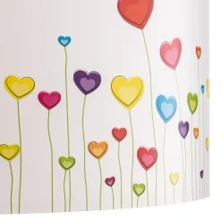 Kinderkamer hanglamp Hearts