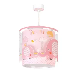 Kinderkamer hanglamp Little Elephant, 1-lamp, roze