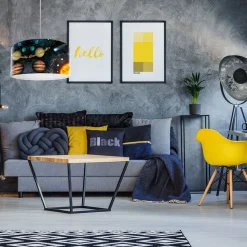 Kinderkamer hanglamp Space