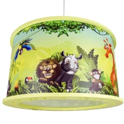 Kinderkamer hanglamp wildernis met jungle-motief