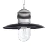 Klassieke buiten hanglamp Ampère aluminium/zwart