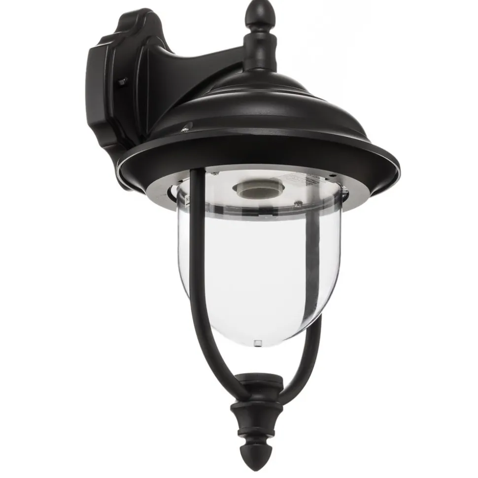 Klassieke buitenwandlamp PARMA hangend, zwart