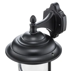 Klassieke buitenwandlamp PARMA hangend, zwart
