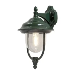 Klassieke buitenwandlamp PARMA hangend, groen