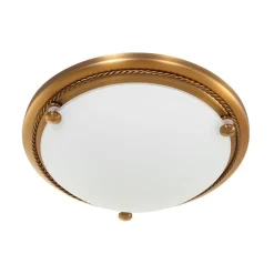 Klassieke plafondlamp rustiek, 2 x 40W