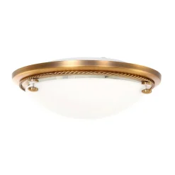 Klassieke plafondlamp rustiek, 2 x 40W