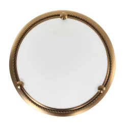 Klassieke plafondlamp rustiek, 2 x 40W