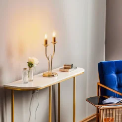 Klassieke tafellamp Retro, goud