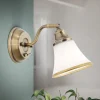 Klassieke wandlamp TILDA met verstelbare kop