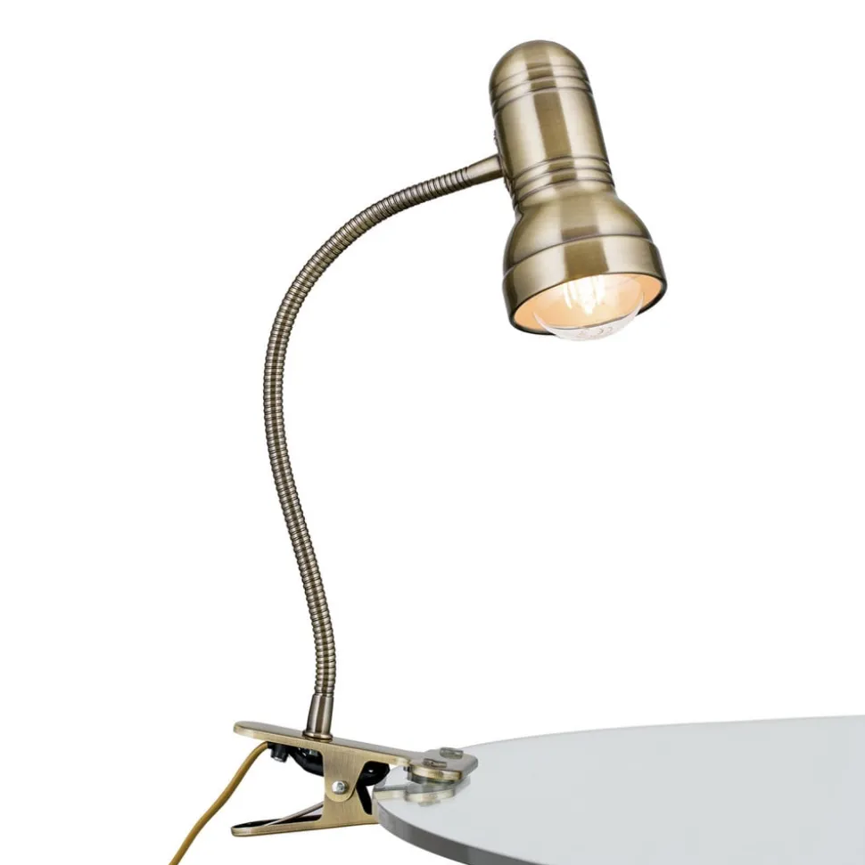 Klemlamp Samala, patina