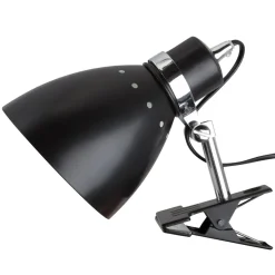 Klemlamp Spring, zwart