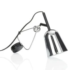 Klemlamp studio, verchroomd