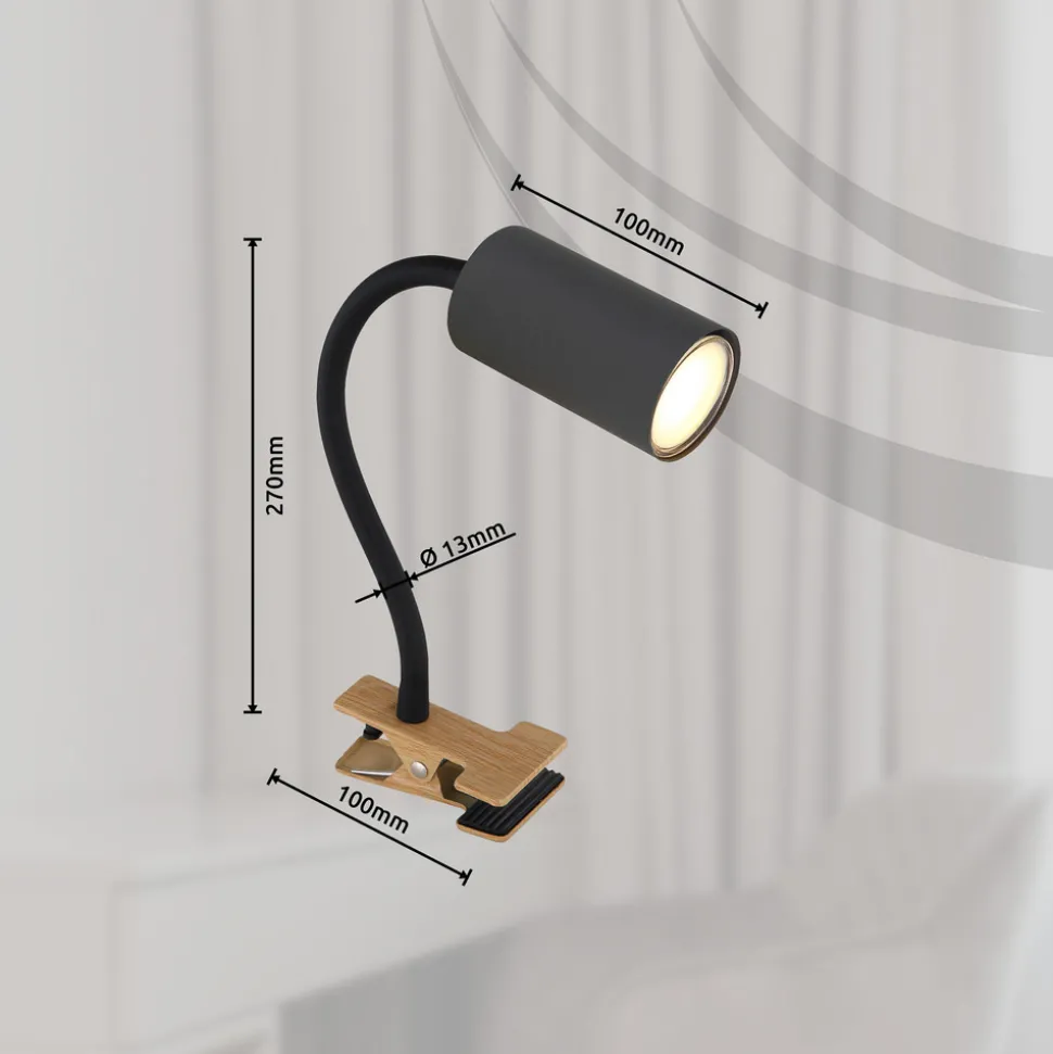 Klemspot Robby met flexibele arm