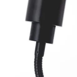 Klem-tafellamp Andres, flexibele hals, zwart