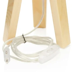 Kleurrijke kinderkamer tafellamp krokodil met hout