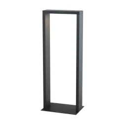 KLEWE LED lamp op zonne-energie AXIS MAXI, antraciet, 65 cm, aluminium, IP65