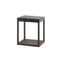 KLEWE LED lamp op zonne-energie RADIA GROUND, antraciet, 25 cm aluminium IP65