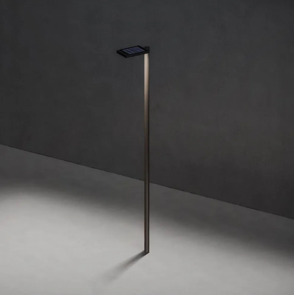 KLEWE LED lamp op zonne-energie LINK zonder mast, antraciet, IP65