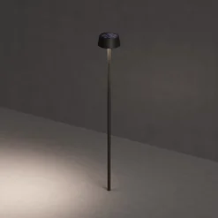 KLEWE LED lamp op zonne-energie SUNDRESS antraciet 250 cm grondspies IP65