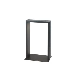 KLEWE LED lamp op zonne-energie AXIS MINI, antraciet, 40 cm, aluminium, IP65