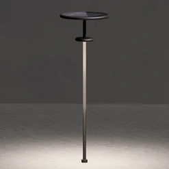 KLEWE LED lamp op zonne-energie PLANET B antraciet 160 cm grondspies IP65