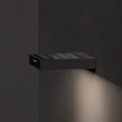 KLEWE LED wandlamp ALA WALL, antraciet, aluminium, IP65