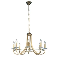 KOLARZ Imperial kroonluchter, messing, 8-lamps