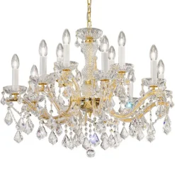 KOLARZ Maria Louise luster, goud 24 kt, 12-lamps