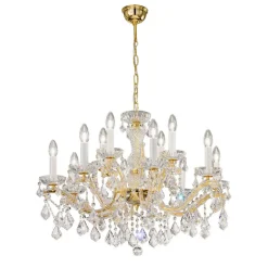 KOLARZ Maria Louise luster, goud 24 kt, 12-lamps